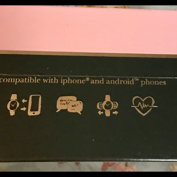 KATE ♠️ SPADE. GOLD SCALLOPED SMARTWATCH 2 -New - Picture 9 of 16